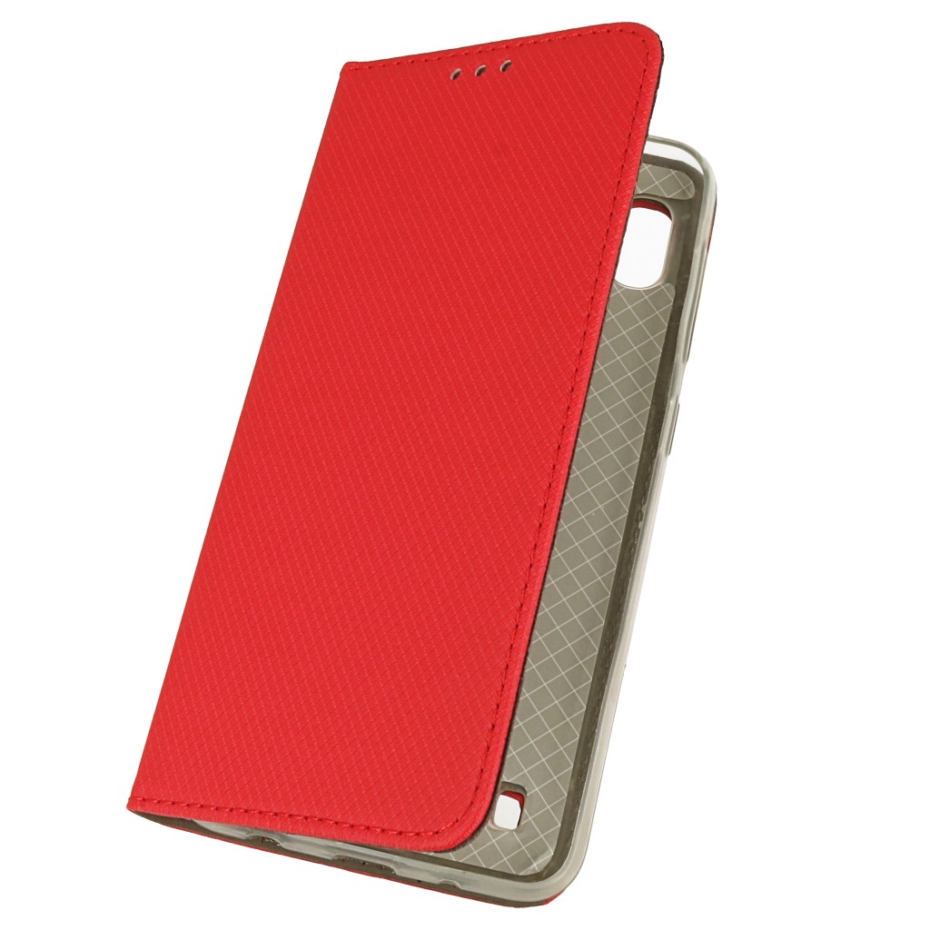 Pokrowiec etui z klapk Magnet Book czerwone SAMSUNG Galaxy A10