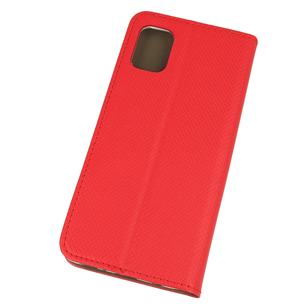 Pokrowiec etui z klapk Magnet Book czerwone SAMSUNG Galaxy A51 / 3