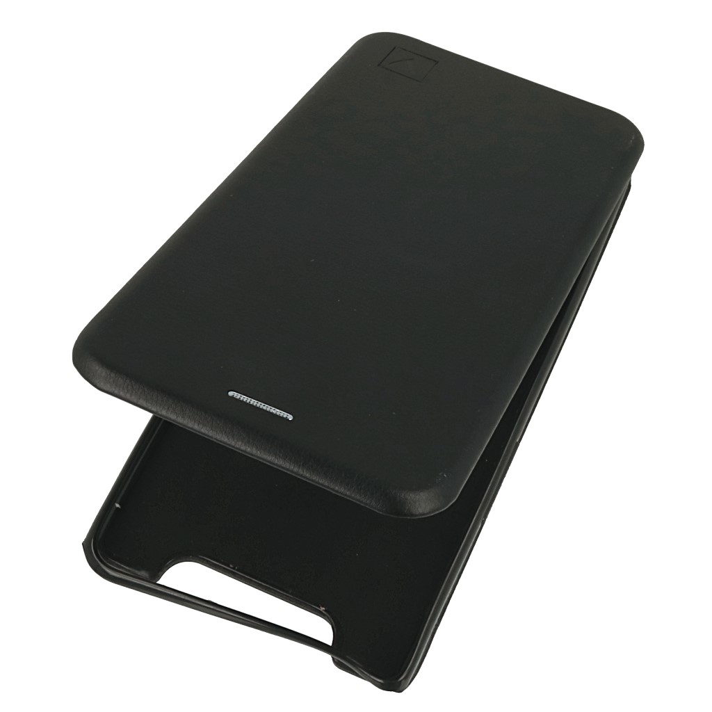 Pokrowiec z klapk Flexi Vennus Elegance czarne SAMSUNG Galaxy A80