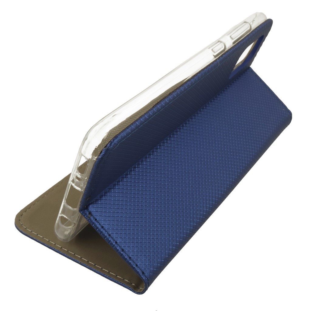 Pokrowiec etui z klapk Magnet Book granatowe SAMSUNG Galaxy Note 10 Lite / 5