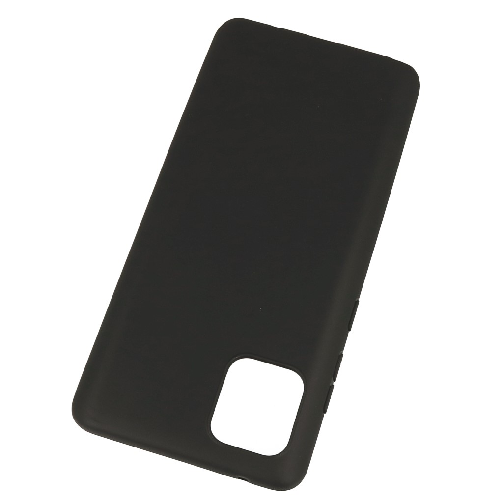 Pokrowiec silikonowe etui BACK CASE matowe czarne SAMSUNG Galaxy Note 10 Lite / 2