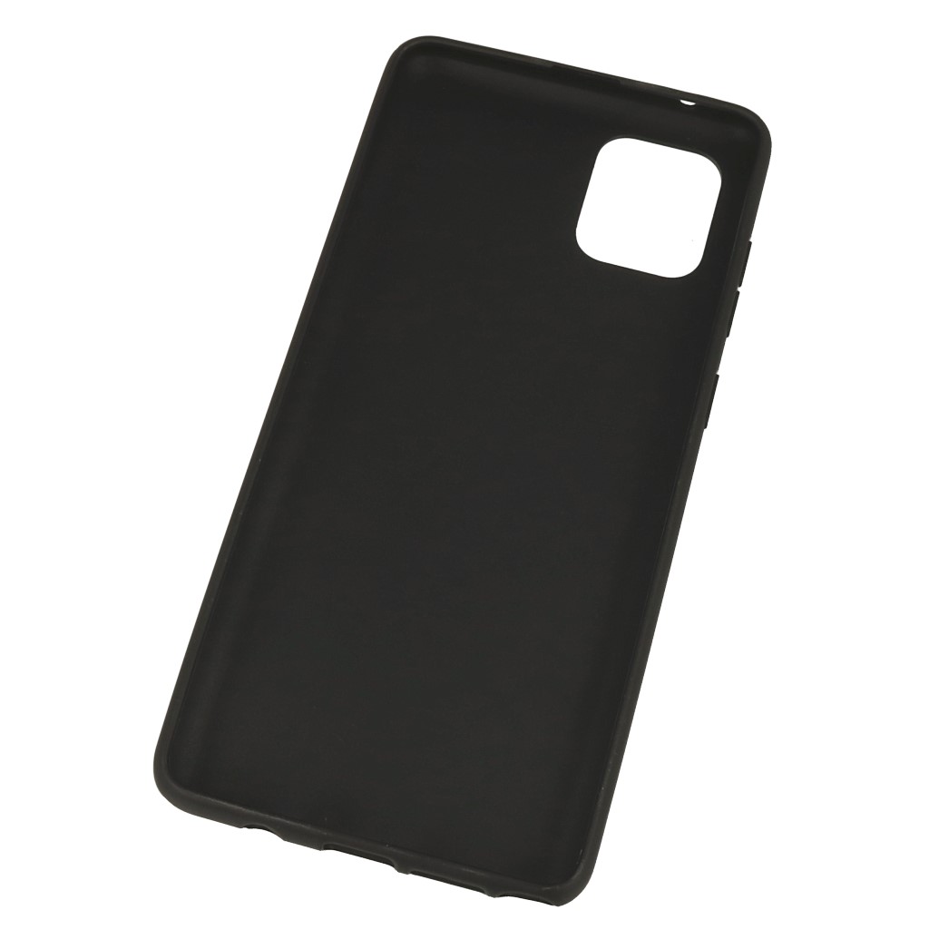 Pokrowiec silikonowe etui BACK CASE matowe czarne SAMSUNG Galaxy Note 10 Lite / 3