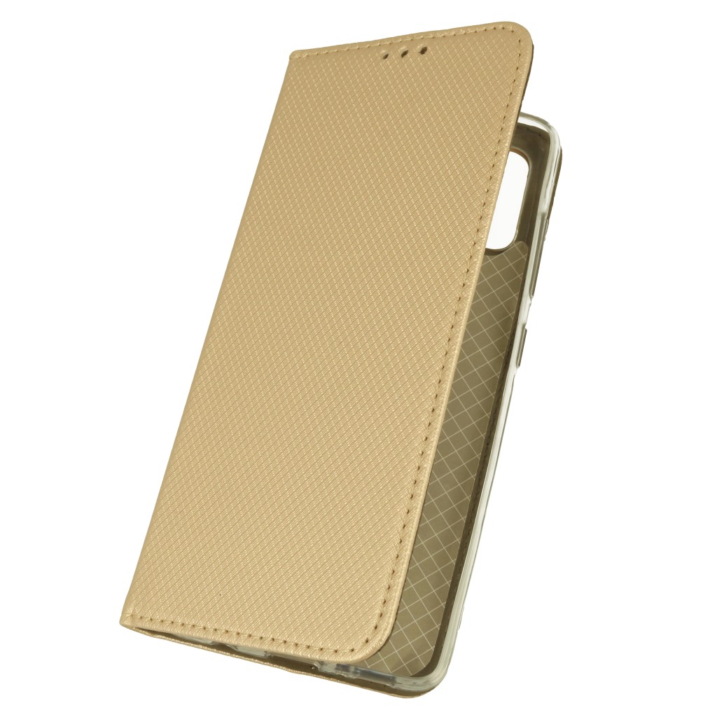 Pokrowiec etui z klapk Magnet Book zote SAMSUNG Galaxy Note 10 Lite / 2