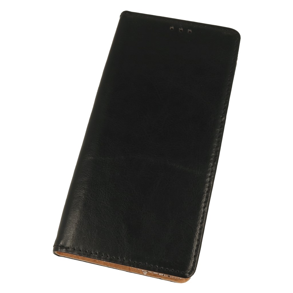 Pokrowiec etui skrzane Flexi Book Special czarne SAMSUNG Galaxy Note 10 / 4
