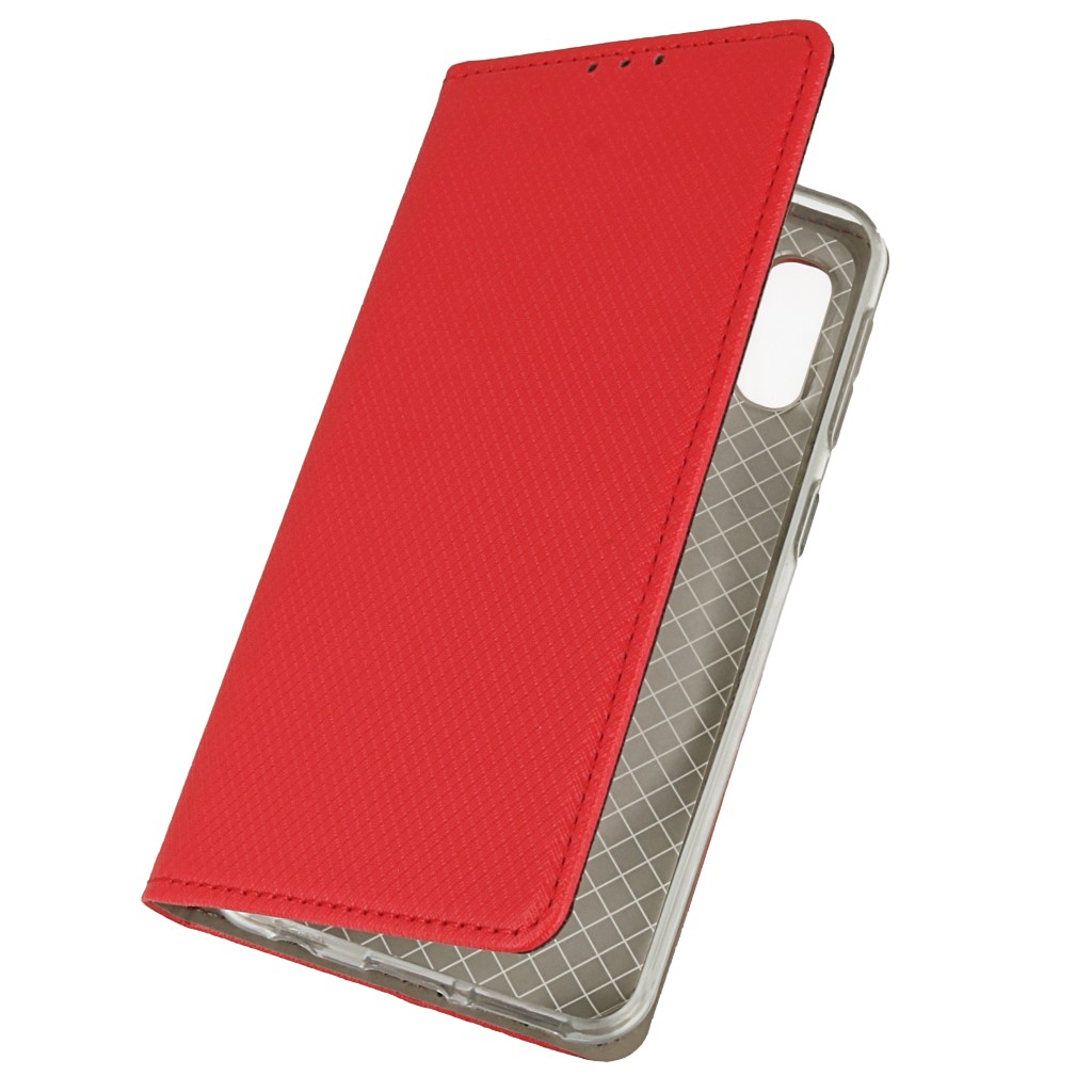 Pokrowiec etui z klapk Magnet Book czerwone SAMSUNG Galaxy A20e