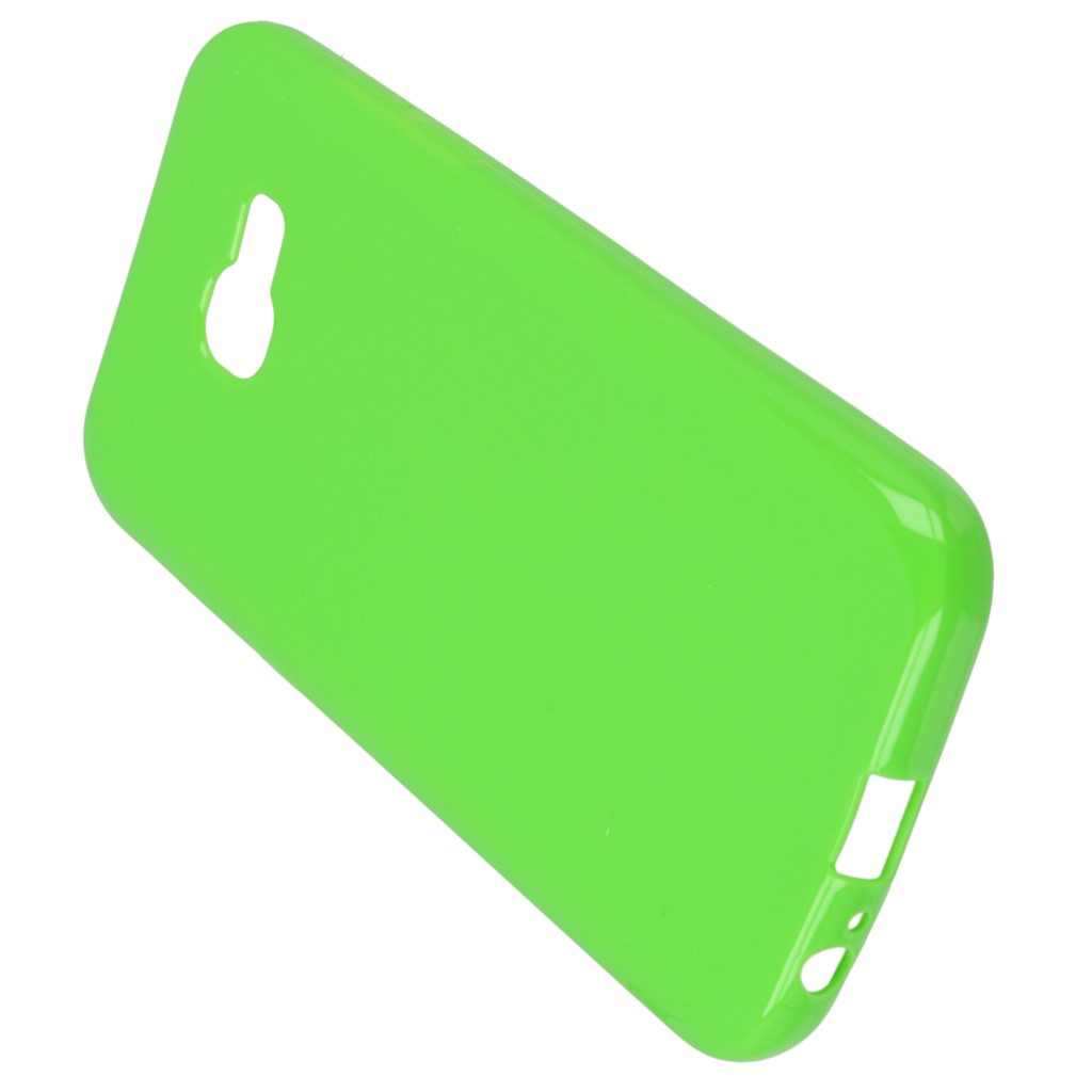 Pokrowiec silikonowe etui BACK CASE zielone SAMSUNG Galaxy A3 (2017) / 5