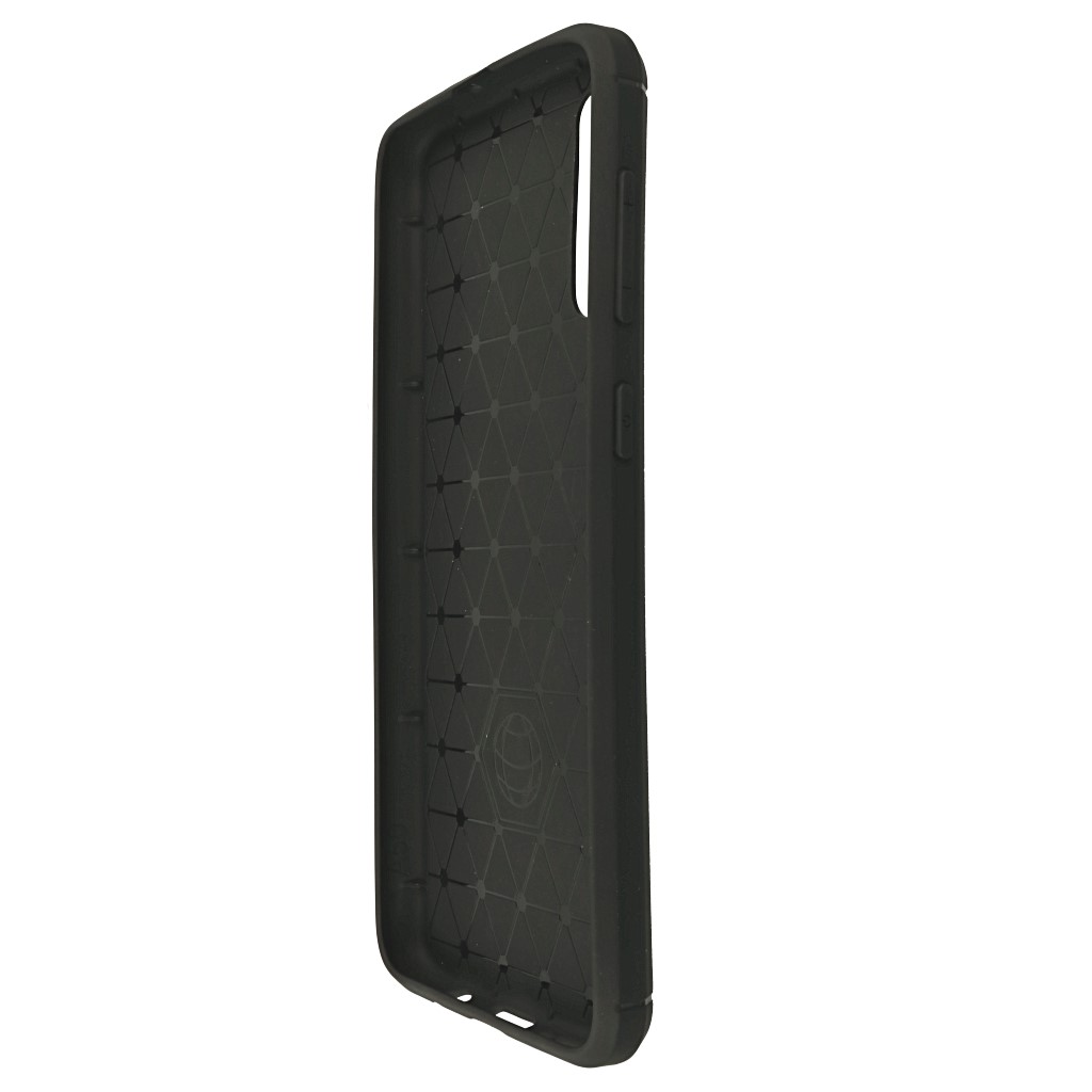 Pokrowiec etui pancerne Karbon Case czarne SAMSUNG Galaxy A50 / 12