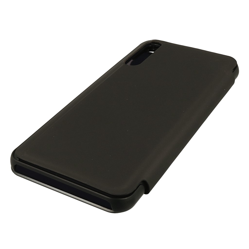 Pokrowiec etui Inteligentne Clear View czarne SAMSUNG Galaxy A50 / 3