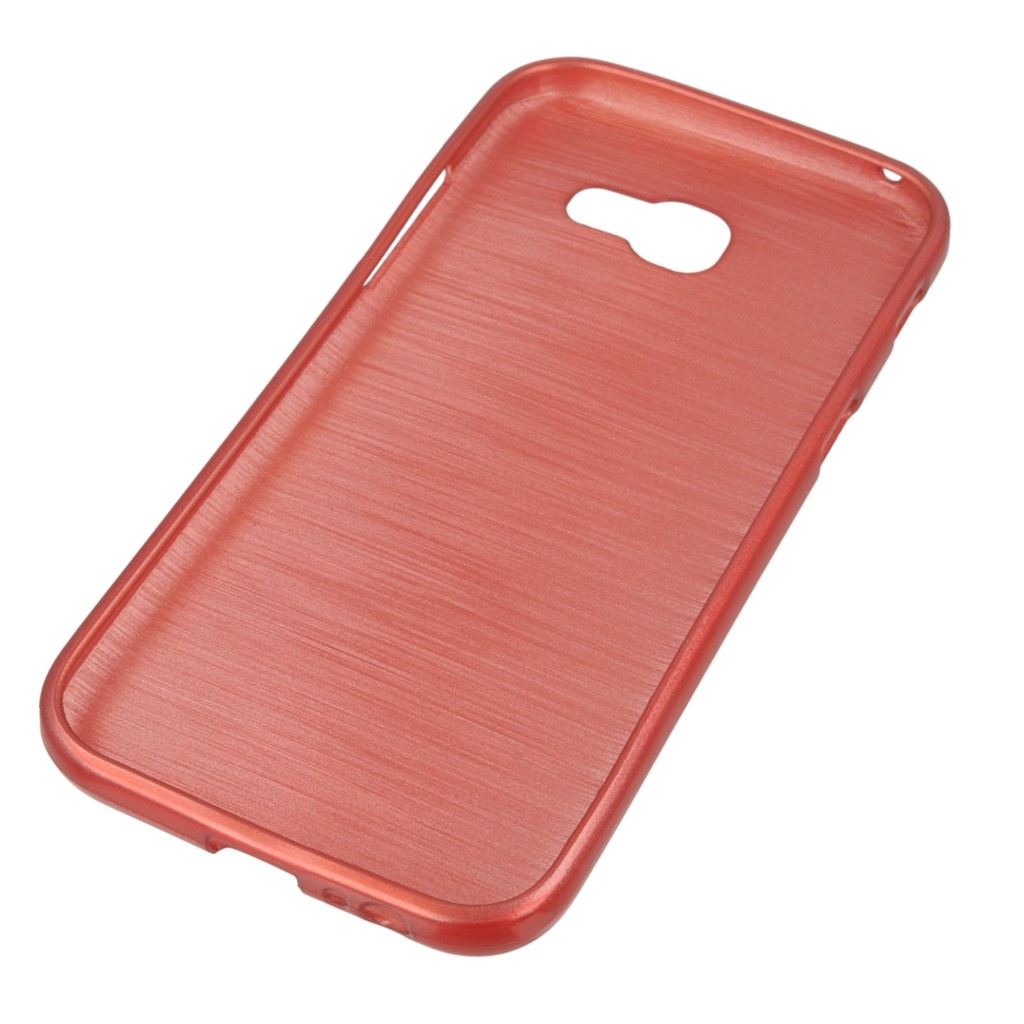 Pokrowiec etui silikonowe Jelly Cover czerwone SAMSUNG Galaxy A5 (2017) / 3