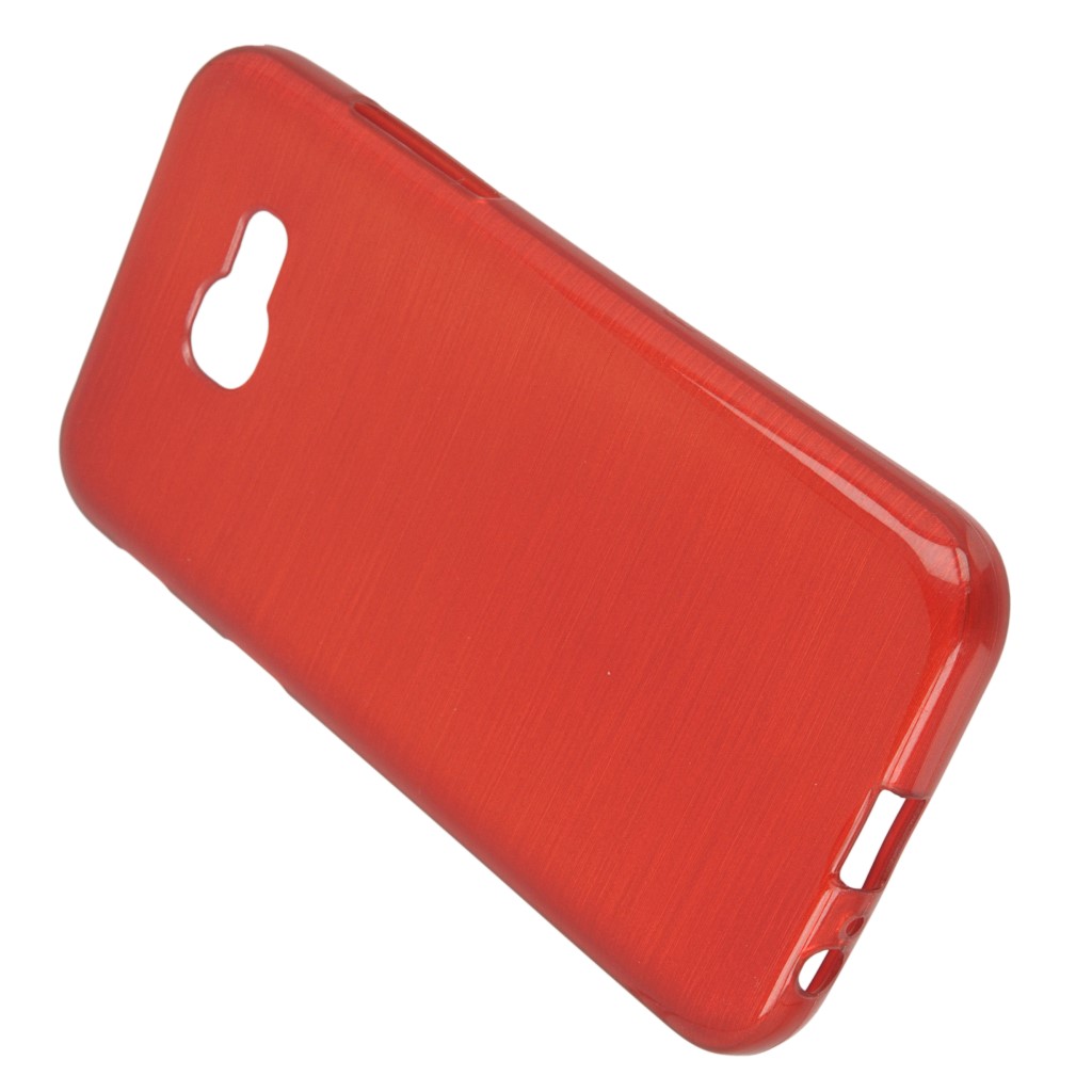 Pokrowiec etui silikonowe Jelly Cover czerwone SAMSUNG Galaxy A5 (2017) / 5