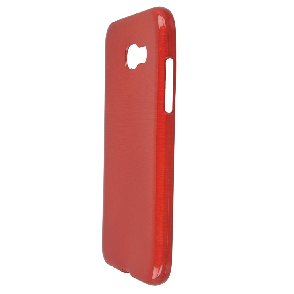 Pokrowiec etui silikonowe Jelly Cover czerwone SAMSUNG Galaxy A5 (2017) / 6