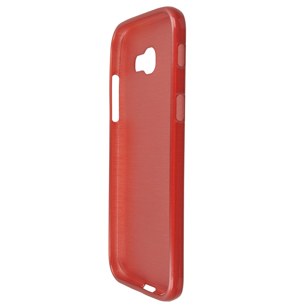 Pokrowiec etui silikonowe Jelly Cover czerwone SAMSUNG Galaxy A5 (2017) / 7