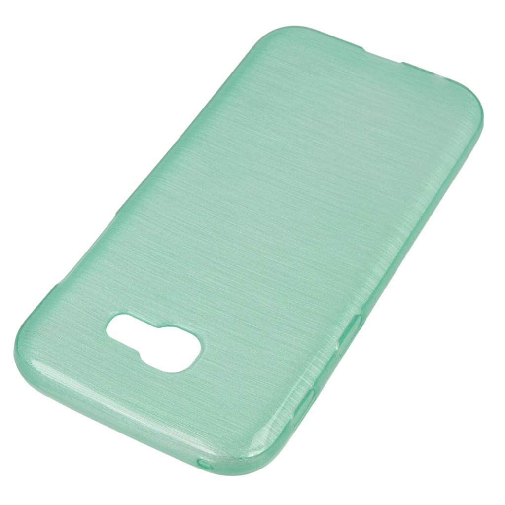 Pokrowiec etui silikonowe Jelly Cover zielone SAMSUNG Galaxy A5 (2017) / 2
