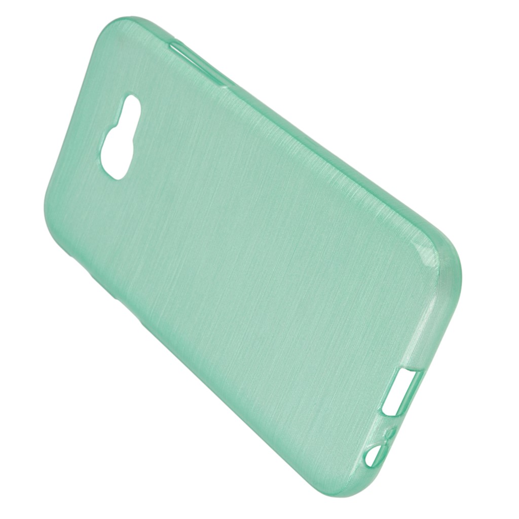 Pokrowiec etui silikonowe Jelly Cover zielone SAMSUNG Galaxy A5 (2017) / 5
