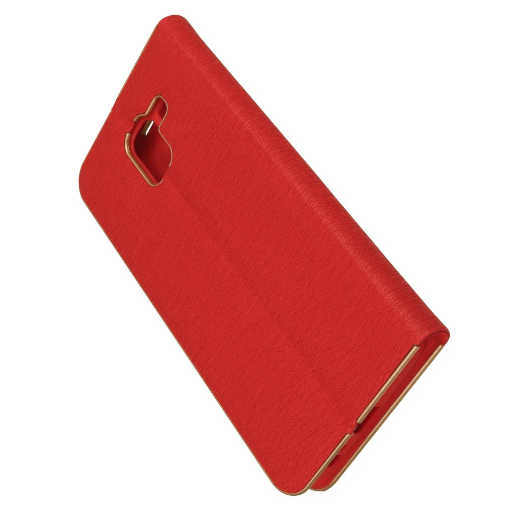 Pokrowiec etui Portfelowe z ramk Vennus Book czerwone SAMSUNG Galaxy A6 / 6