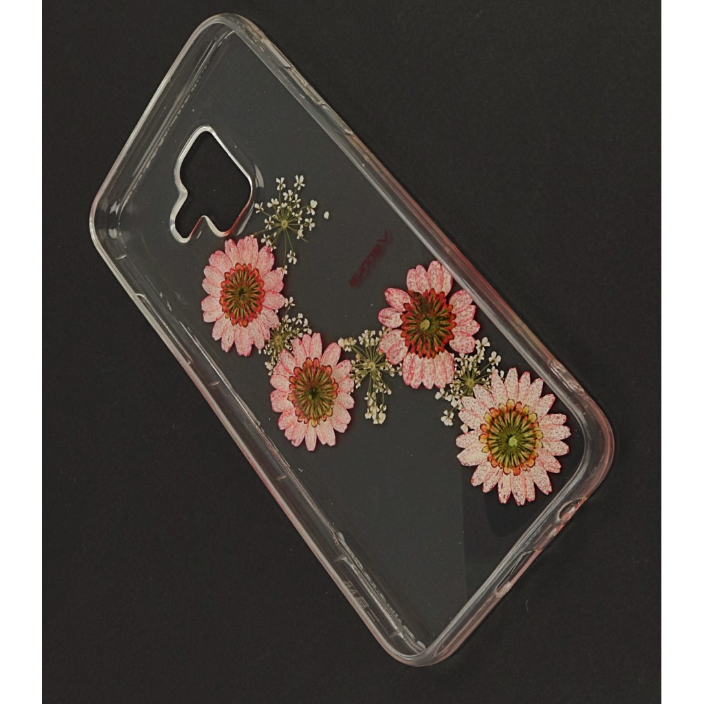 Pokrowiec etui back case Real Flower Flora SAMSUNG Galaxy A6 2018 / 4