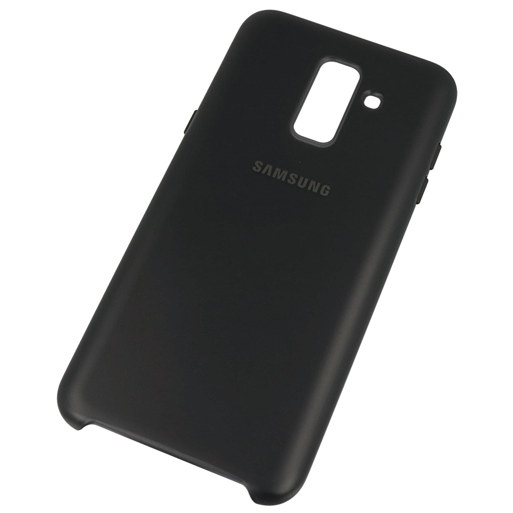Pokrowiec etui Dual Layer EF-PA605CBEGWW czarne SAMSUNG Galaxy A6+