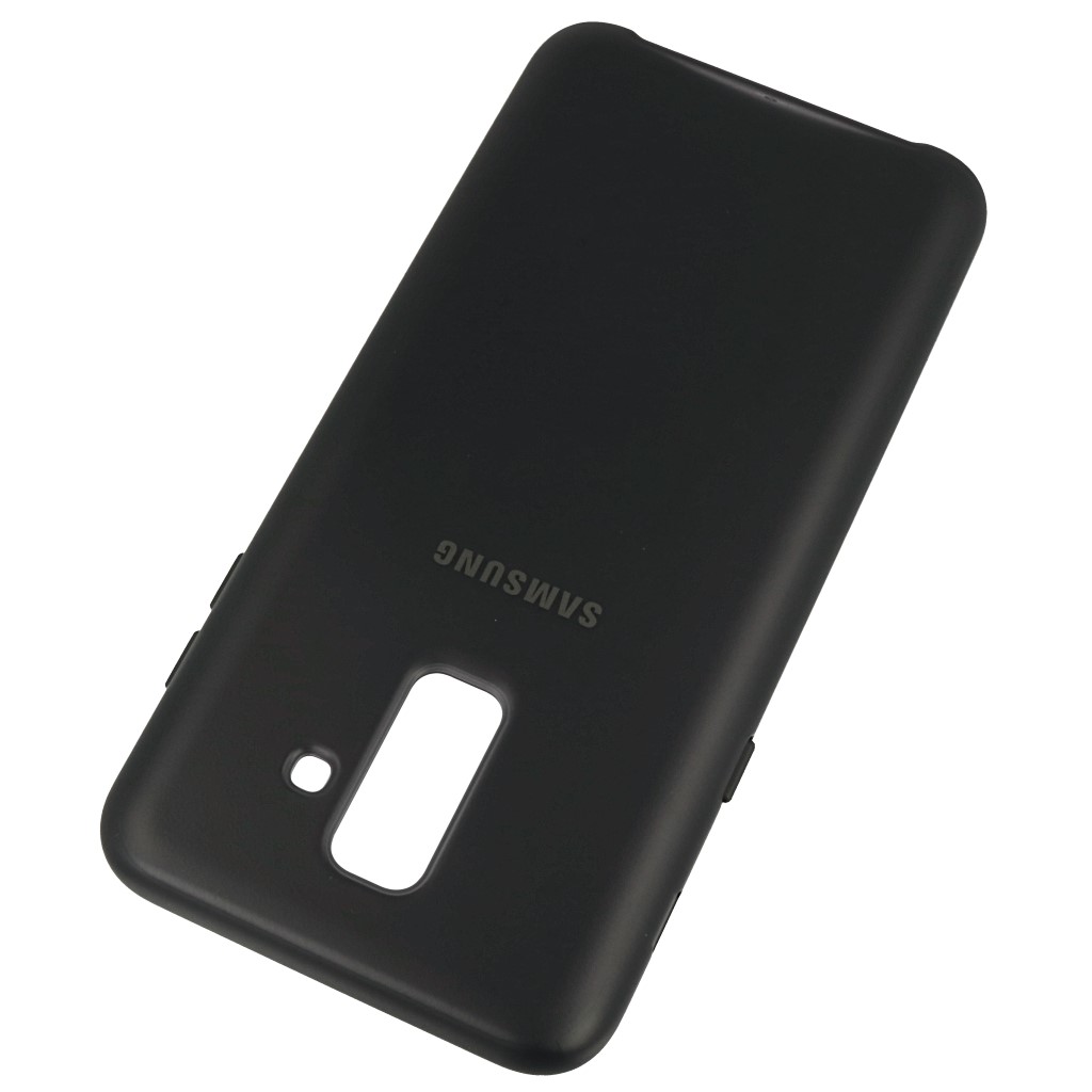 Pokrowiec etui Dual Layer EF-PA605CBEGWW czarne SAMSUNG Galaxy A6+ / 3