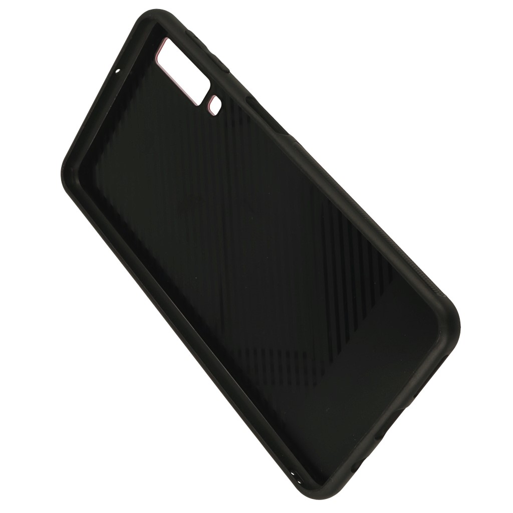 Pokrowiec back case Glass Case czerwone SAMSUNG Galaxy A7 2018 / 3
