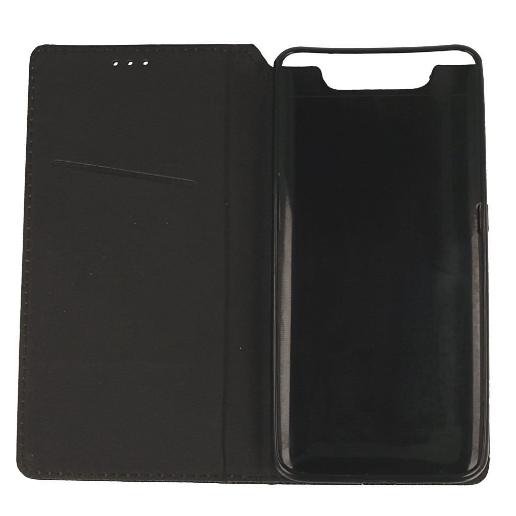 Pokrowiec etui z klapk Magnet Book czarne SAMSUNG Galaxy A80 / 3