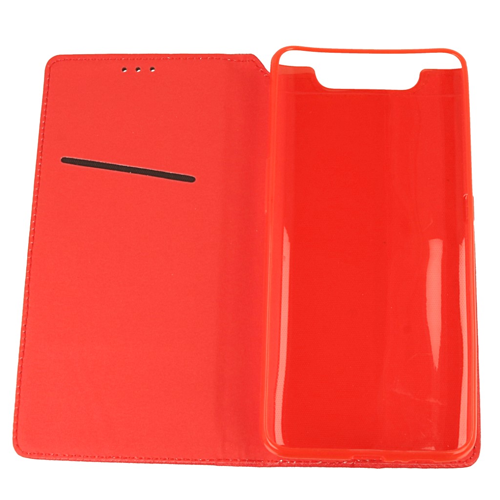 Pokrowiec etui z klapk Magnet Book czerwone SAMSUNG Galaxy A80 / 4