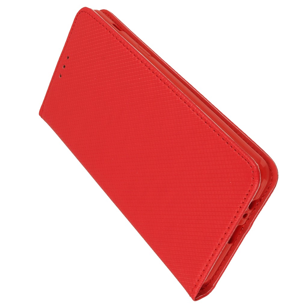 Pokrowiec etui z klapk Magnet Book czerwone SAMSUNG Galaxy A8+ 2018 / 5