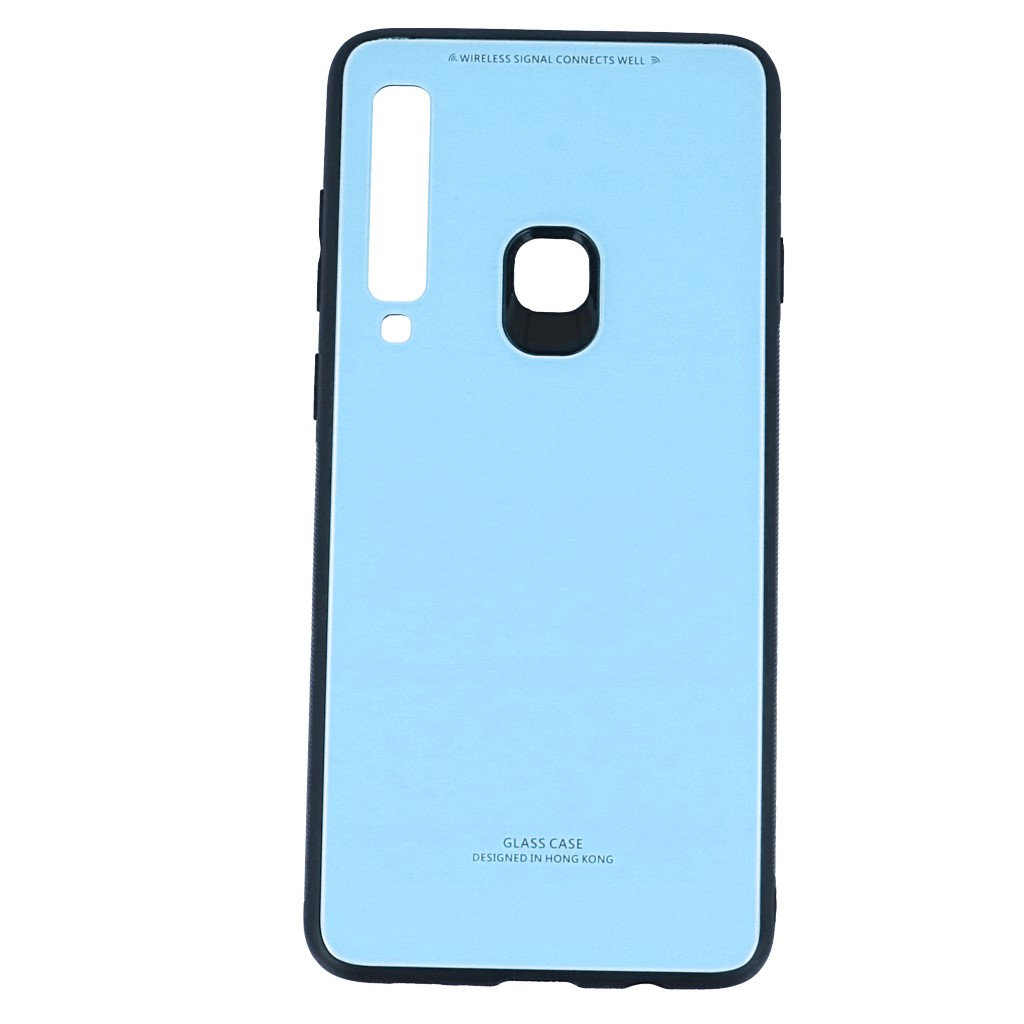 Pokrowiec back case Glass Case niebieskie SAMSUNG Galaxy A9 2018 / 3
