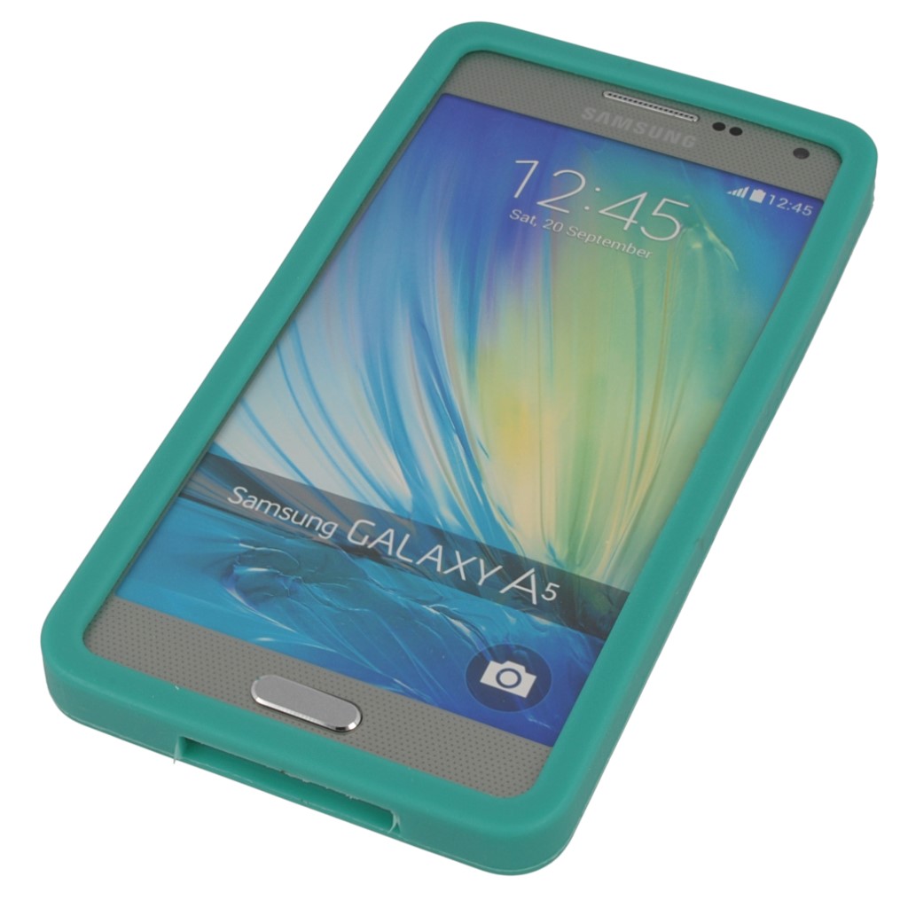 Pokrowiec etui silikonowe 3D Sowa zielona SAMSUNG Galaxy A5 / 3