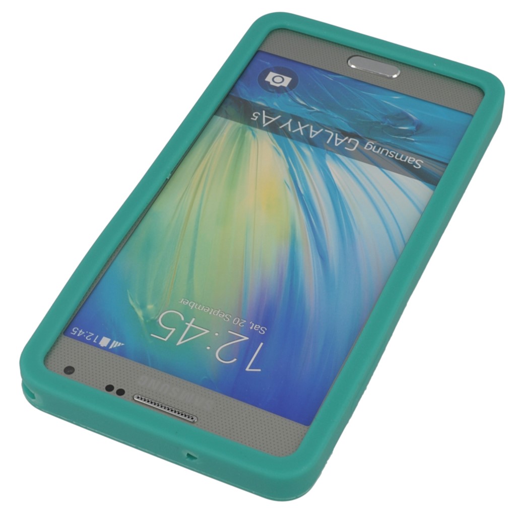 Pokrowiec etui silikonowe 3D Sowa zielona SAMSUNG Galaxy A5 / 4