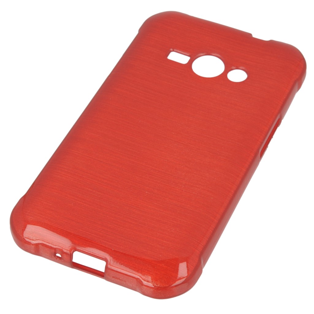 Pokrowiec etui silikonowe Mercury JELLY Brush czerwony Microsoft Lumia 535 Dual SIM