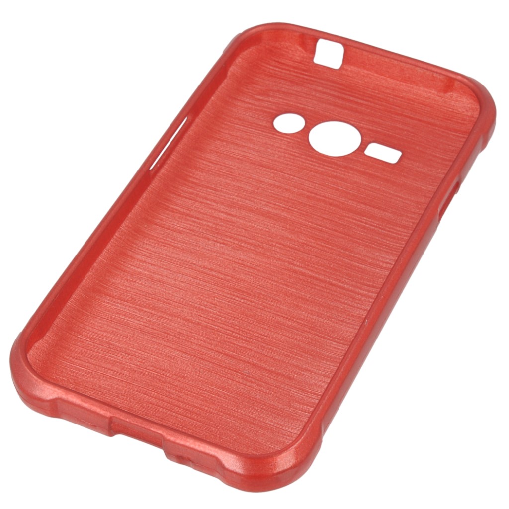 Pokrowiec etui silikonowe Mercury JELLY Brush czerwony Microsoft Lumia 535 Dual SIM / 3
