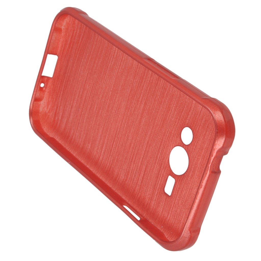 Pokrowiec etui silikonowe Mercury JELLY Brush czerwony Microsoft Lumia 535 Dual SIM / 4
