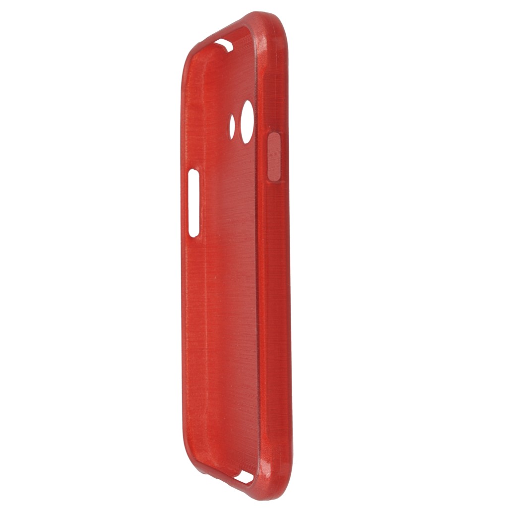 Pokrowiec etui silikonowe Mercury JELLY Brush czerwony Microsoft Lumia 535 / 7