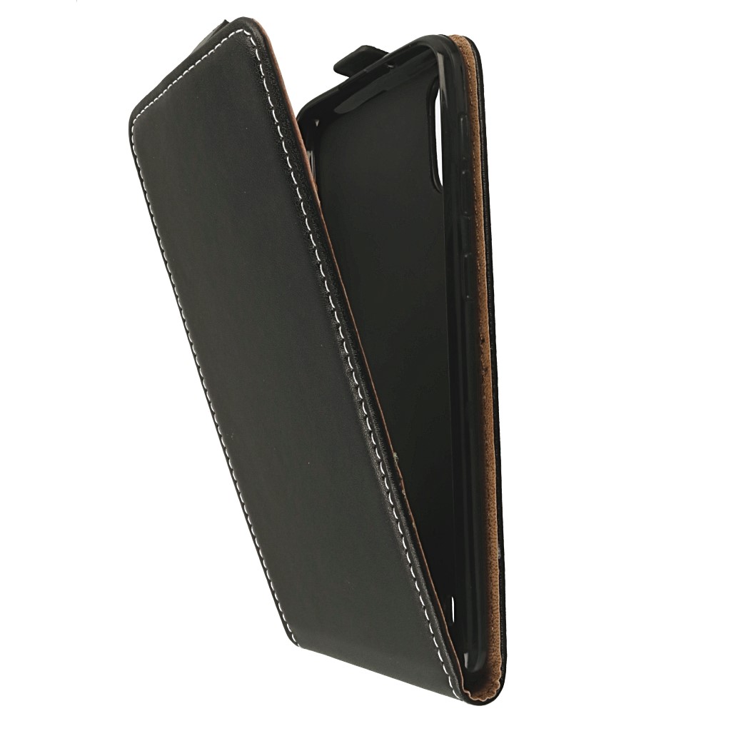 Pokrowiec z klapk na magnes Prestige Slim Flexi czarne SAMSUNG Galaxy M10 / 6