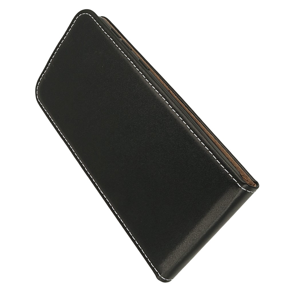 Pokrowiec z klapk na magnes Prestige Slim Flexi czarne SAMSUNG Galaxy M30 / 7