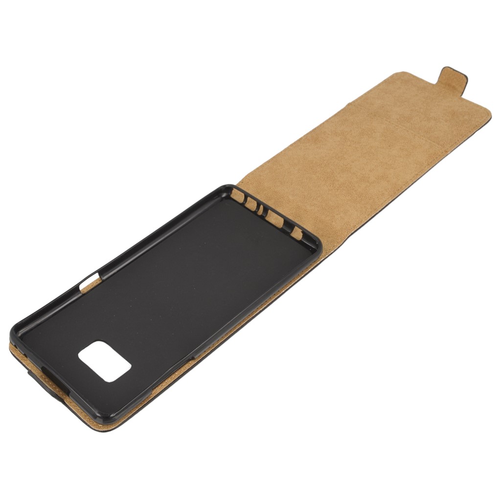 Pokrowiec z klapk na magnes Prestige Slim Flexi czarny SAMSUNG Galaxy Note 7 / 8
