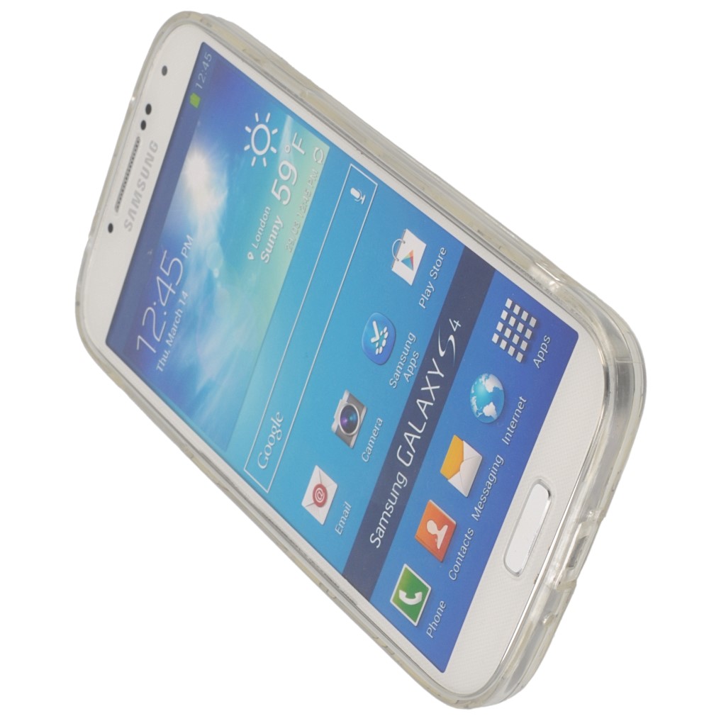 Pokrowiec etui elowe Ruchome Oczka Banany SAMSUNG GT-i9500 Galaxy S IV / 4