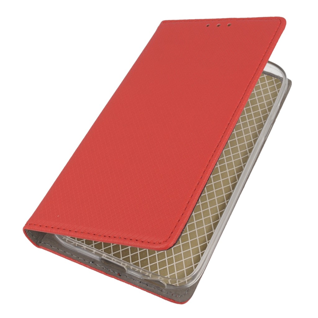 Pokrowiec etui z klapk Magnet Book czerwone SAMSUNG Galaxy J3 (2017)