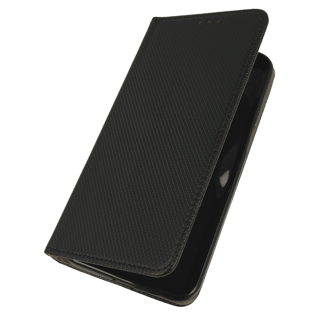 Pokrowiec etui z klapk Magnet Book czarne SAMSUNG Galaxy J4+