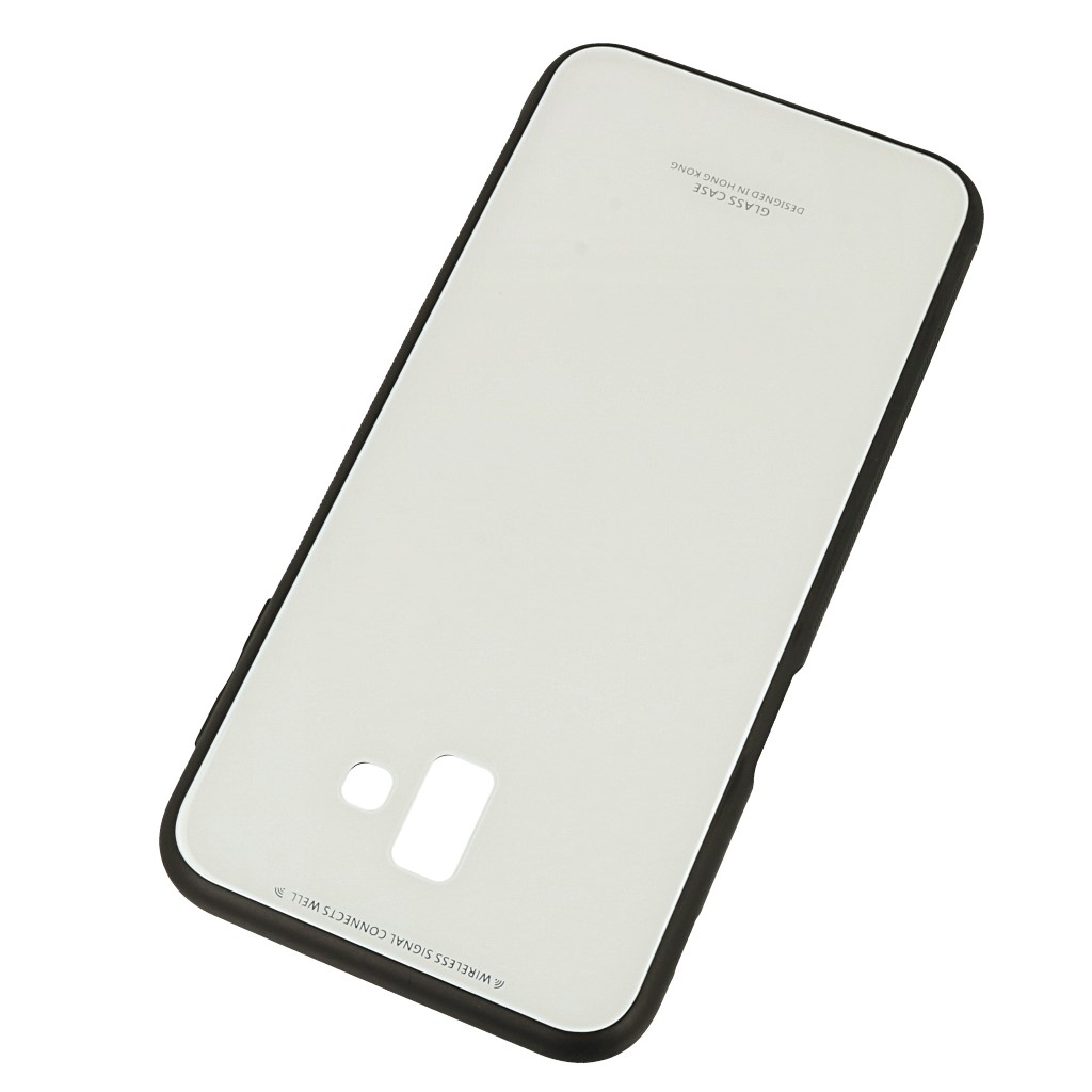 Pokrowiec back case Glass Case biae SAMSUNG Galaxy J6+ / 2