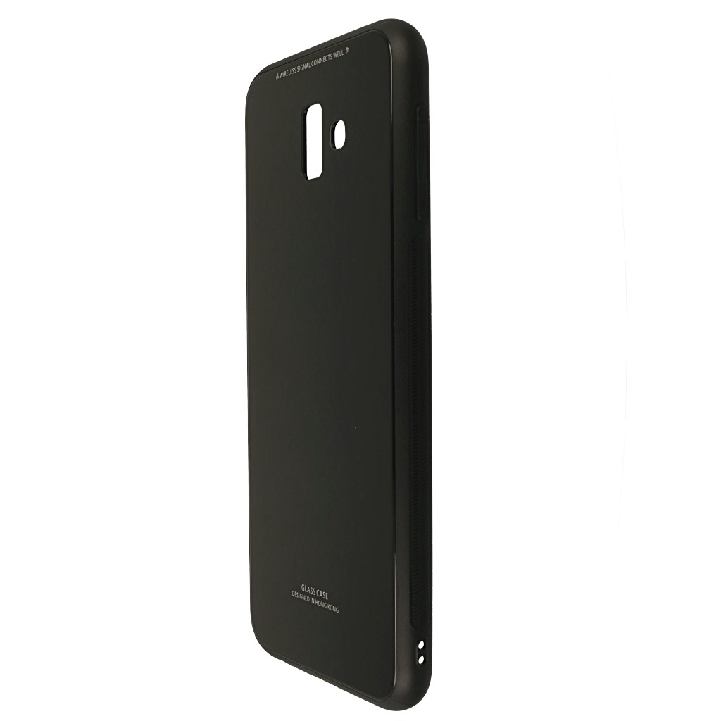 Pokrowiec back case Glass Case czarne SAMSUNG Galaxy J6+ / 5