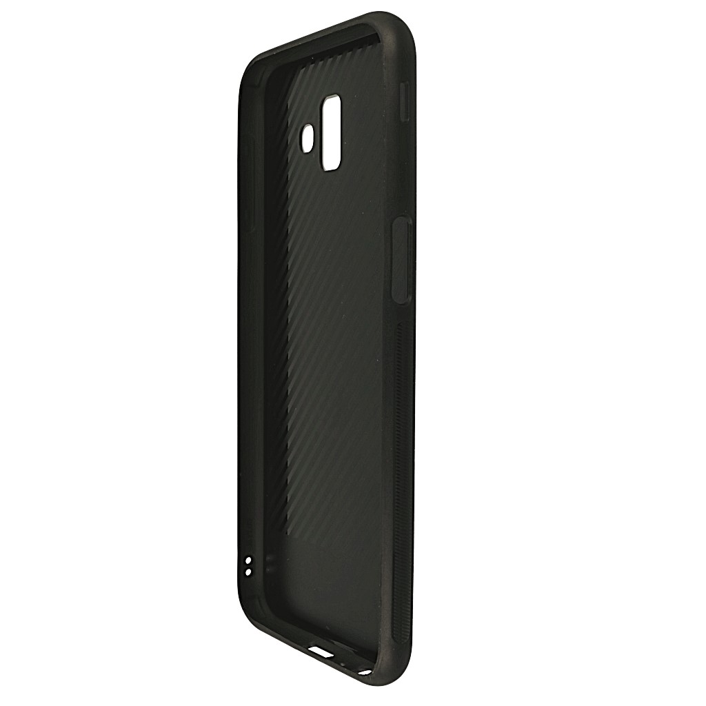 Pokrowiec back case Glass Case czarne SAMSUNG Galaxy J6+ / 6