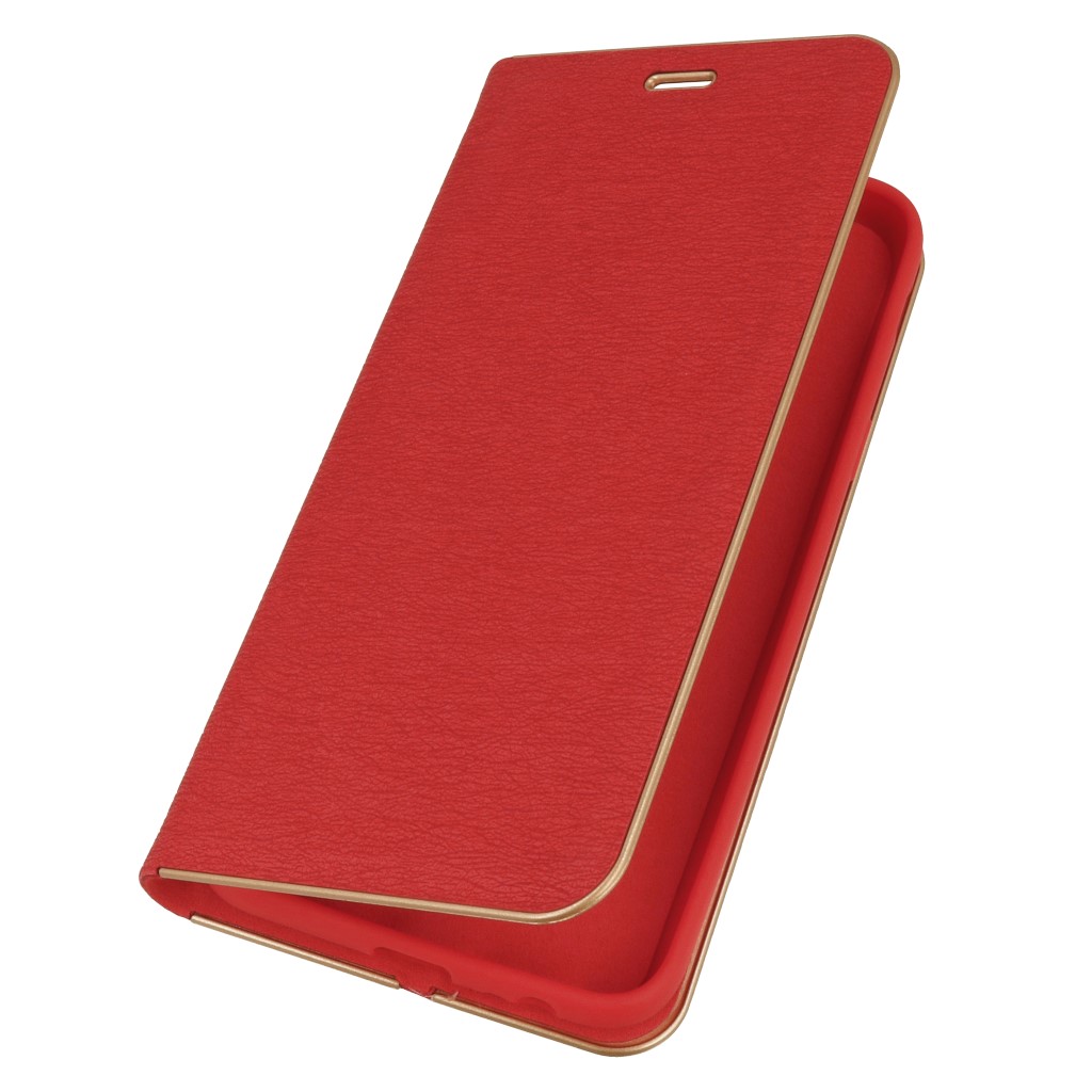 Pokrowiec etui Portfelowe z ramk Vennus Book czerwone SAMSUNG Galaxy J8