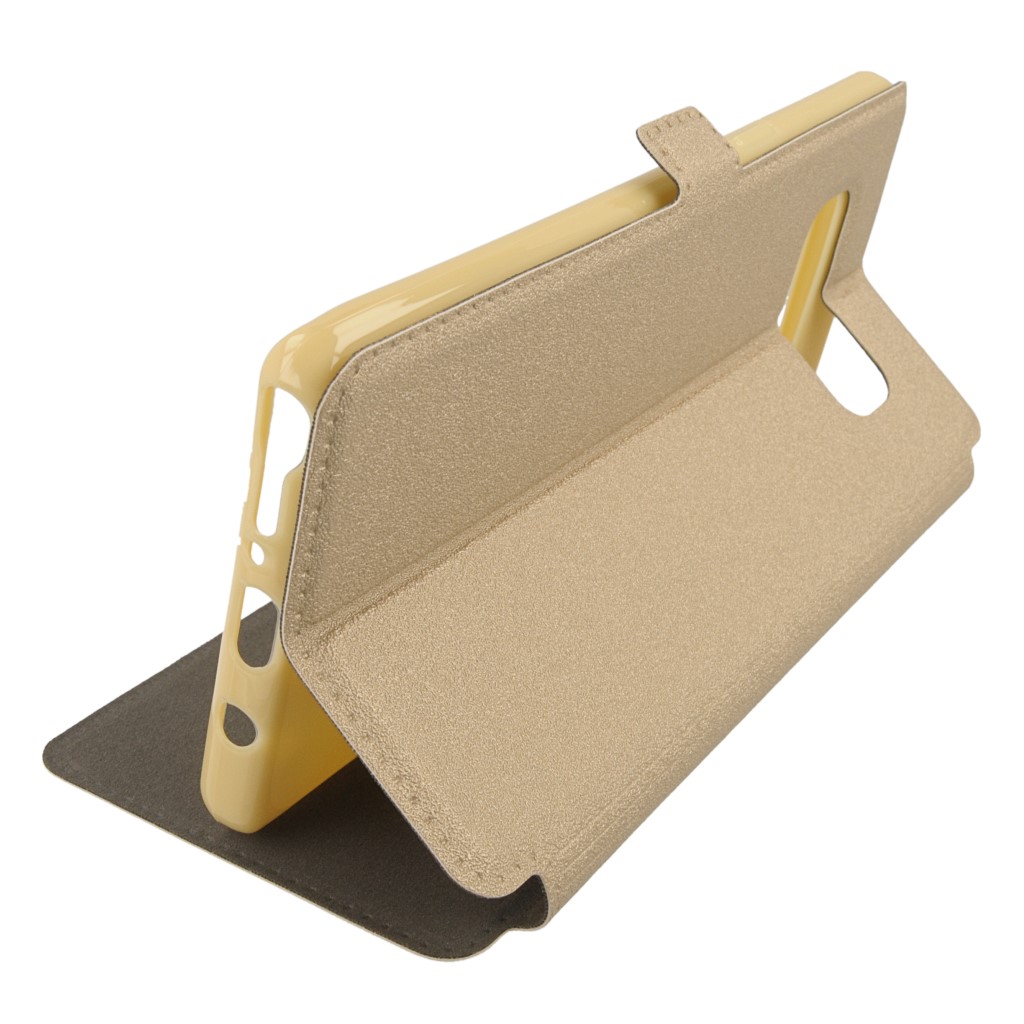 Pokrowiec etui Flexi Book z�ote SAMSUNG Galaxy Note 8 / 7