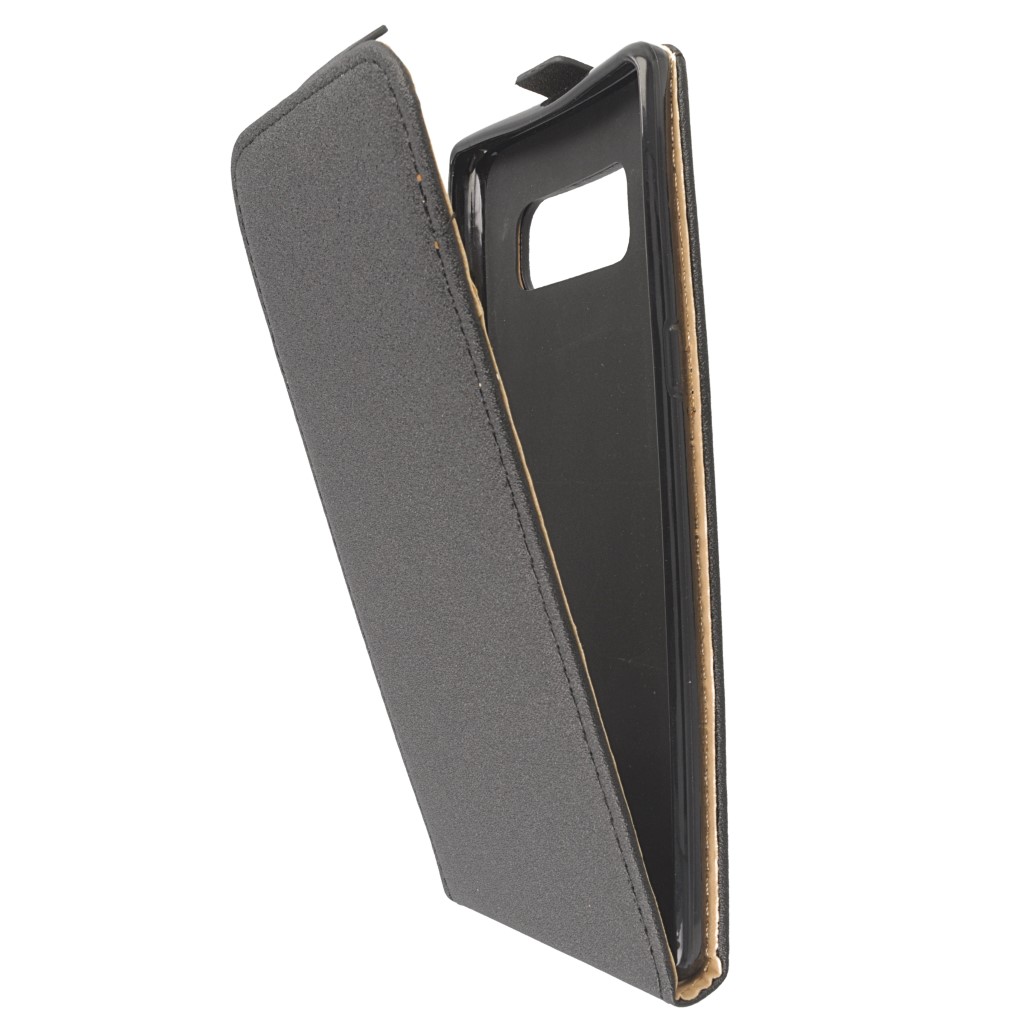 Pokrowiec z klapk na magnes Prestige Slim Flexi czarny SAMSUNG Galaxy Note 8 / 5