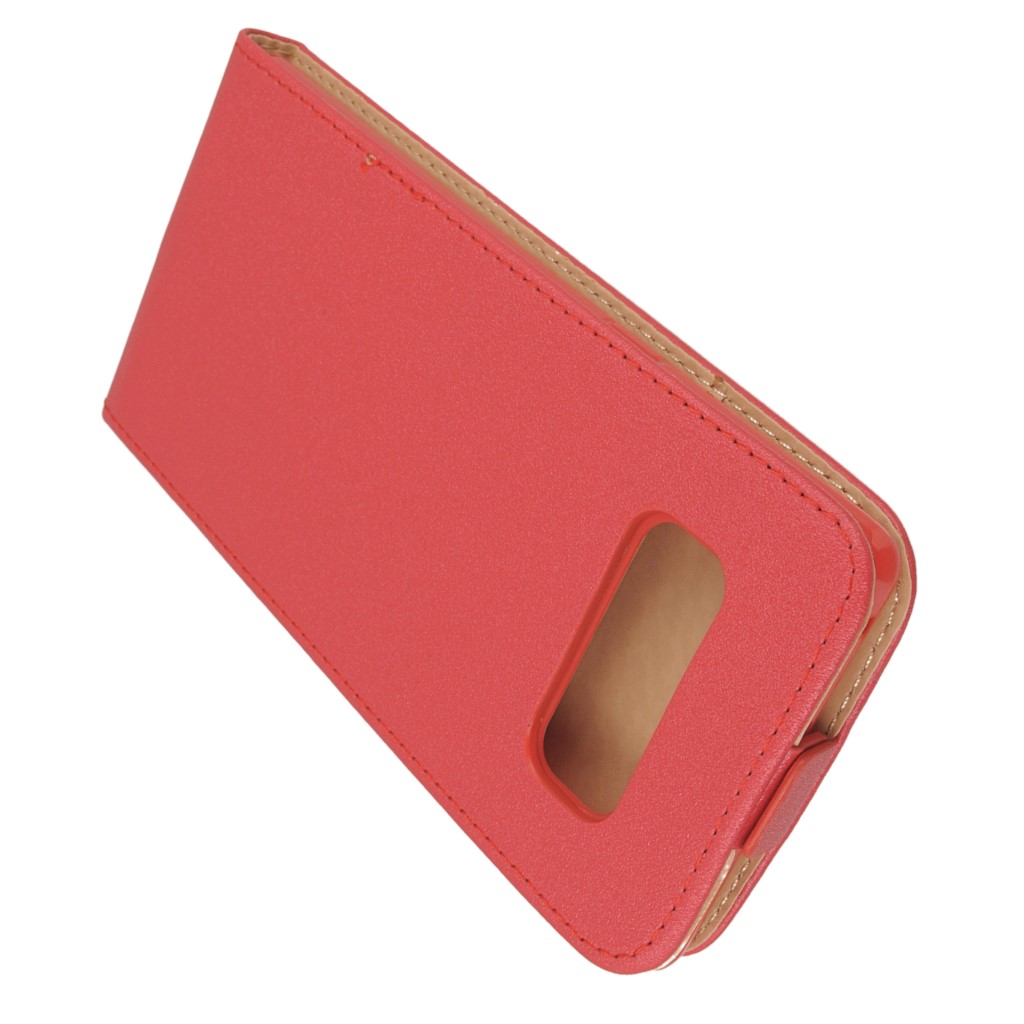 Pokrowiec z klapk na magnes Prestige Slim Flexi czerwony SAMSUNG Galaxy Note 8 / 3