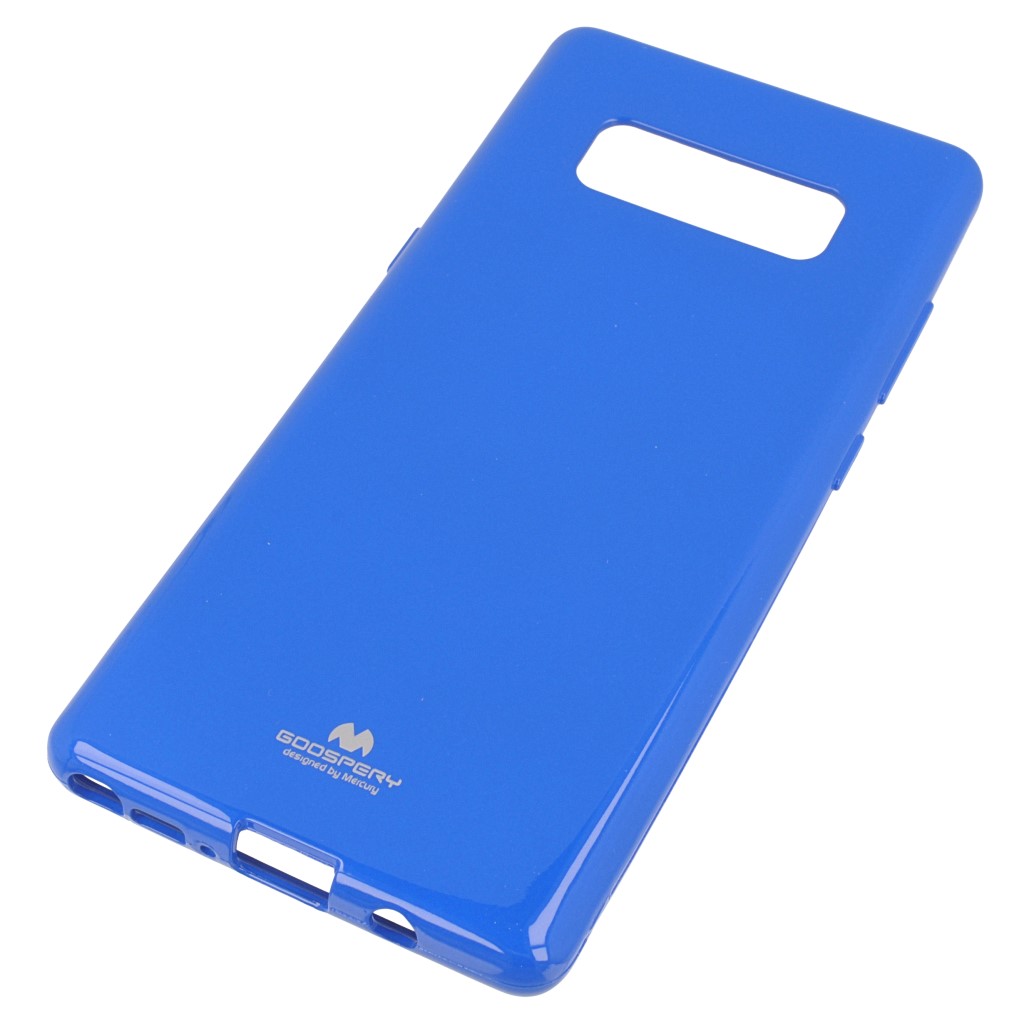 Pokrowiec etui silikonowe Mercury JELLY CASE niebieskie SAMSUNG Galaxy Note 8