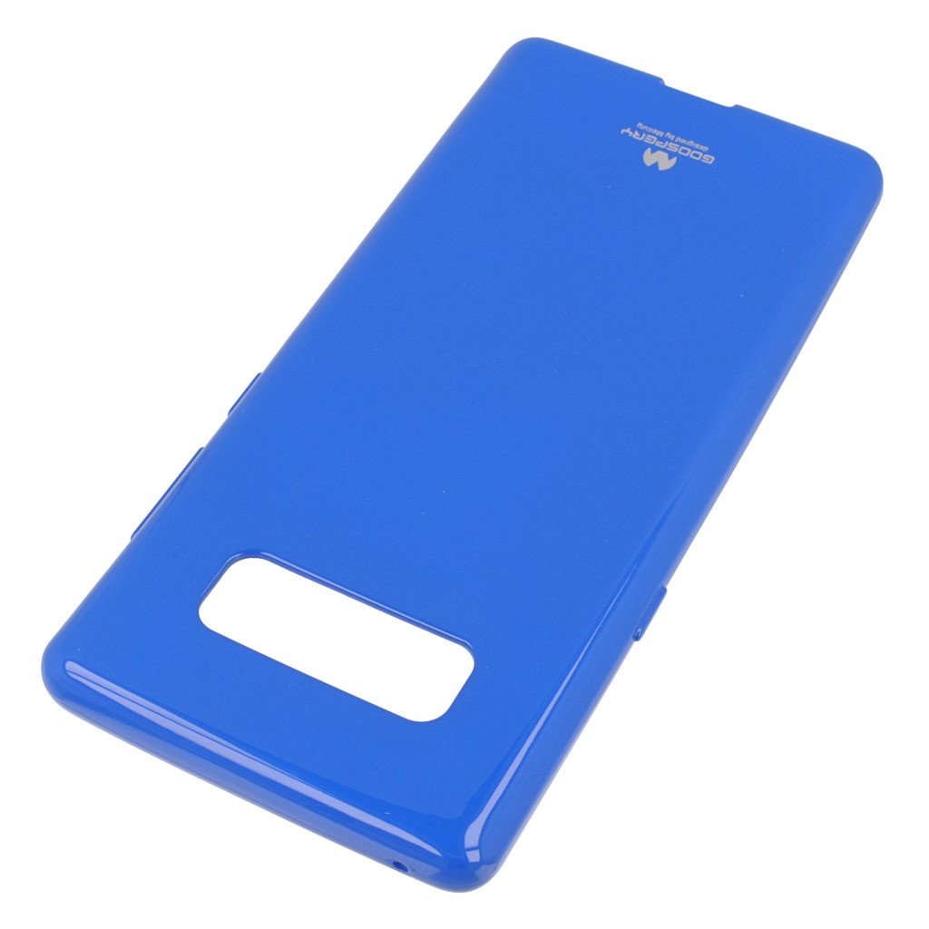 Pokrowiec etui silikonowe Mercury JELLY CASE niebieskie SAMSUNG Galaxy Note 8 / 2