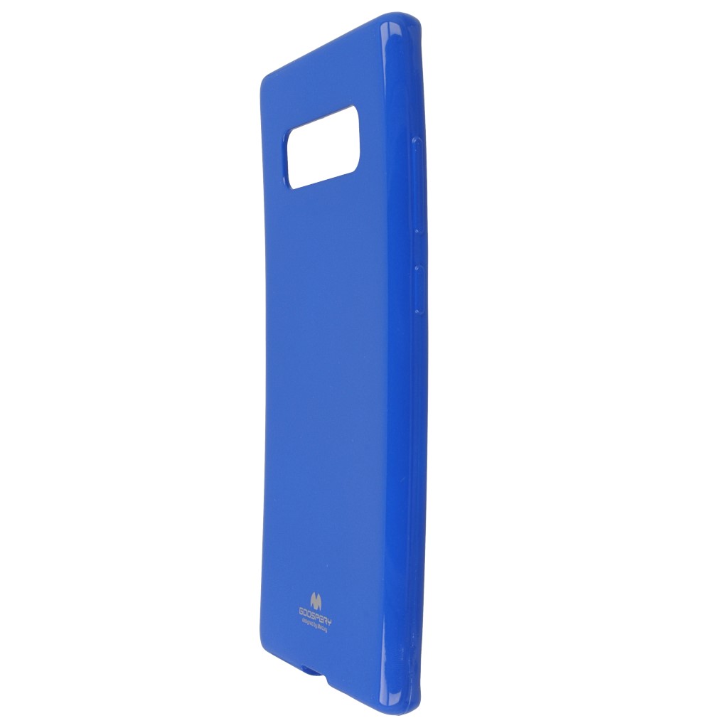 Pokrowiec etui silikonowe Mercury JELLY CASE niebieskie SAMSUNG Galaxy Note 8 / 5