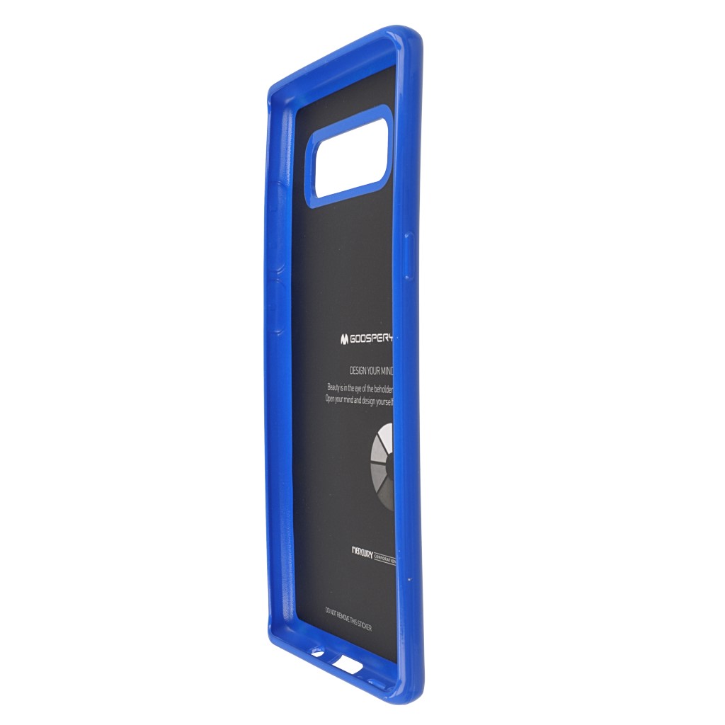 Pokrowiec etui silikonowe Mercury JELLY CASE niebieskie SAMSUNG Galaxy Note 8 / 6